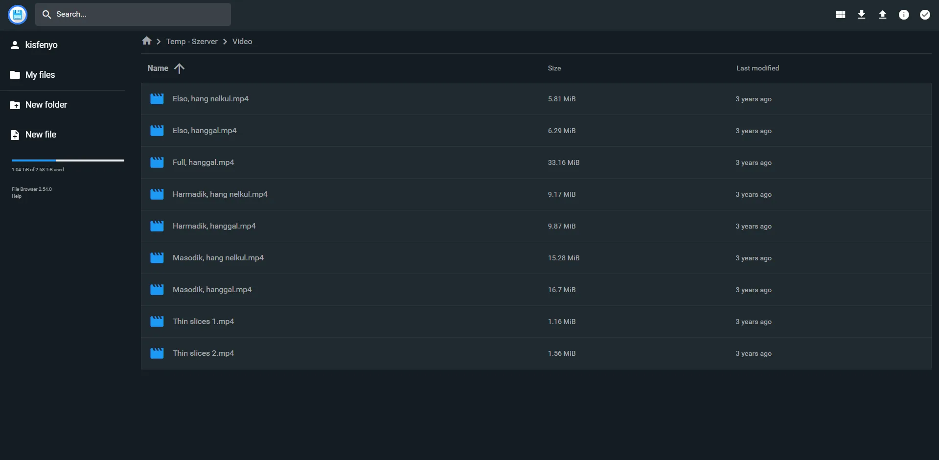 FileBrowser screenshot