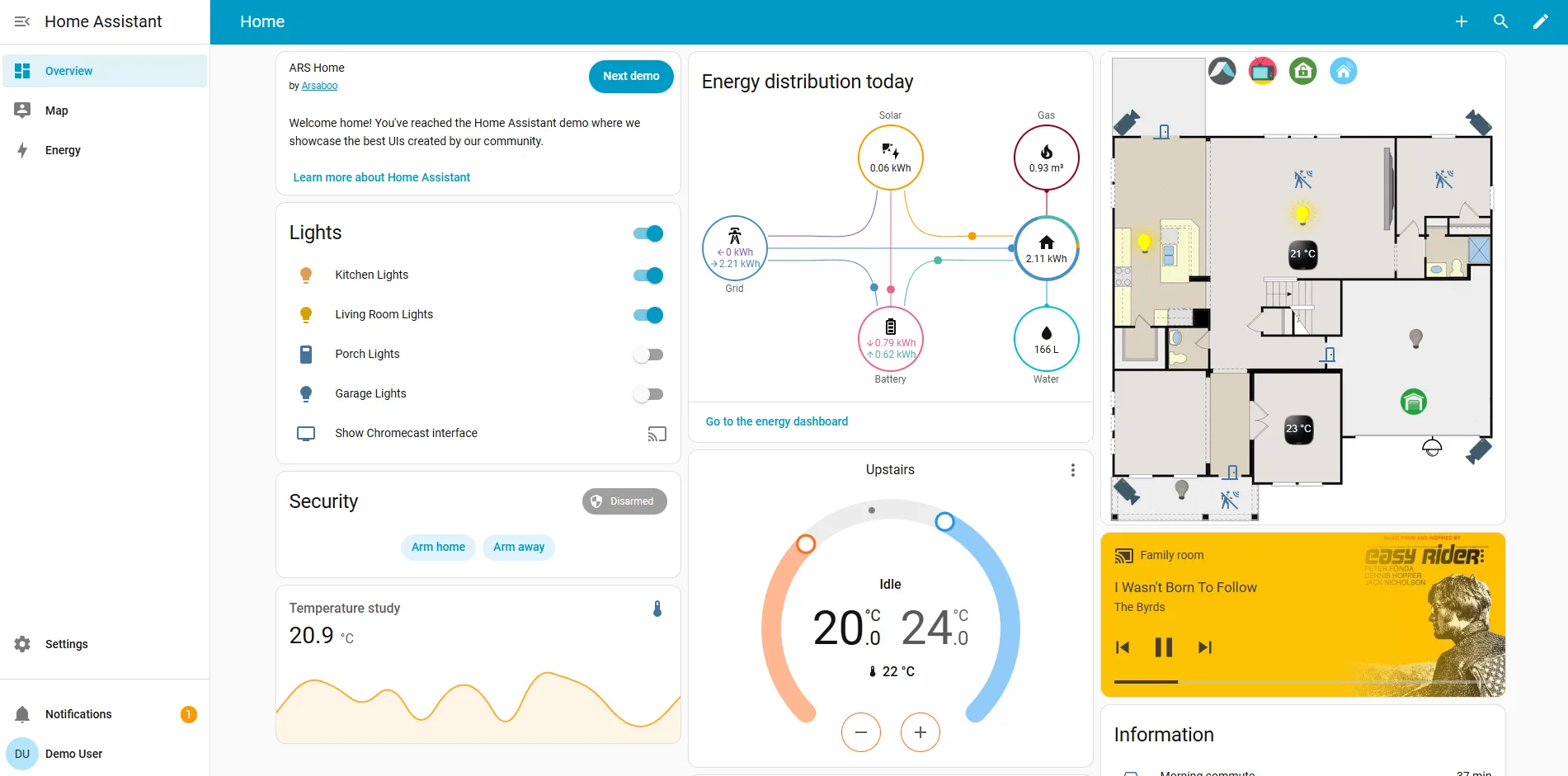 Home Assistant screenshot